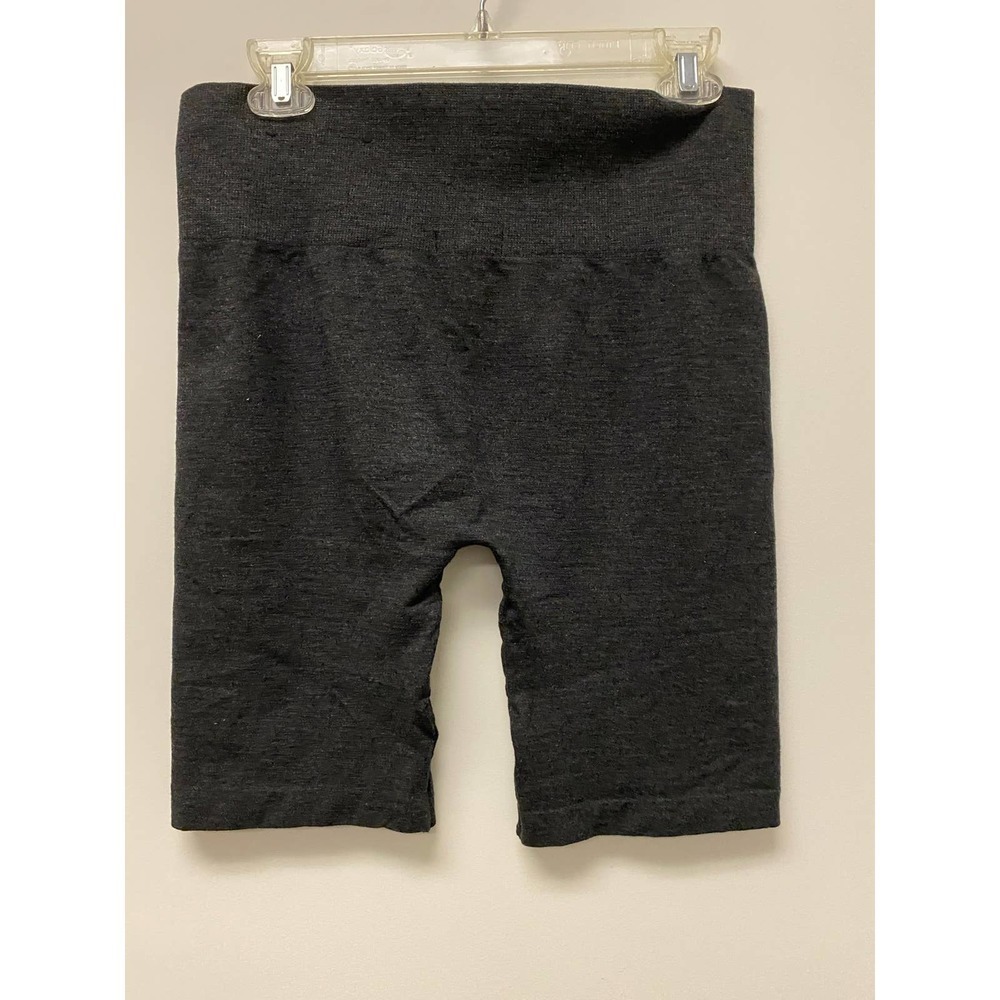 Feathers Maternity Biker Shorts OS Black High Waist Spandex Casual Soft Comfort